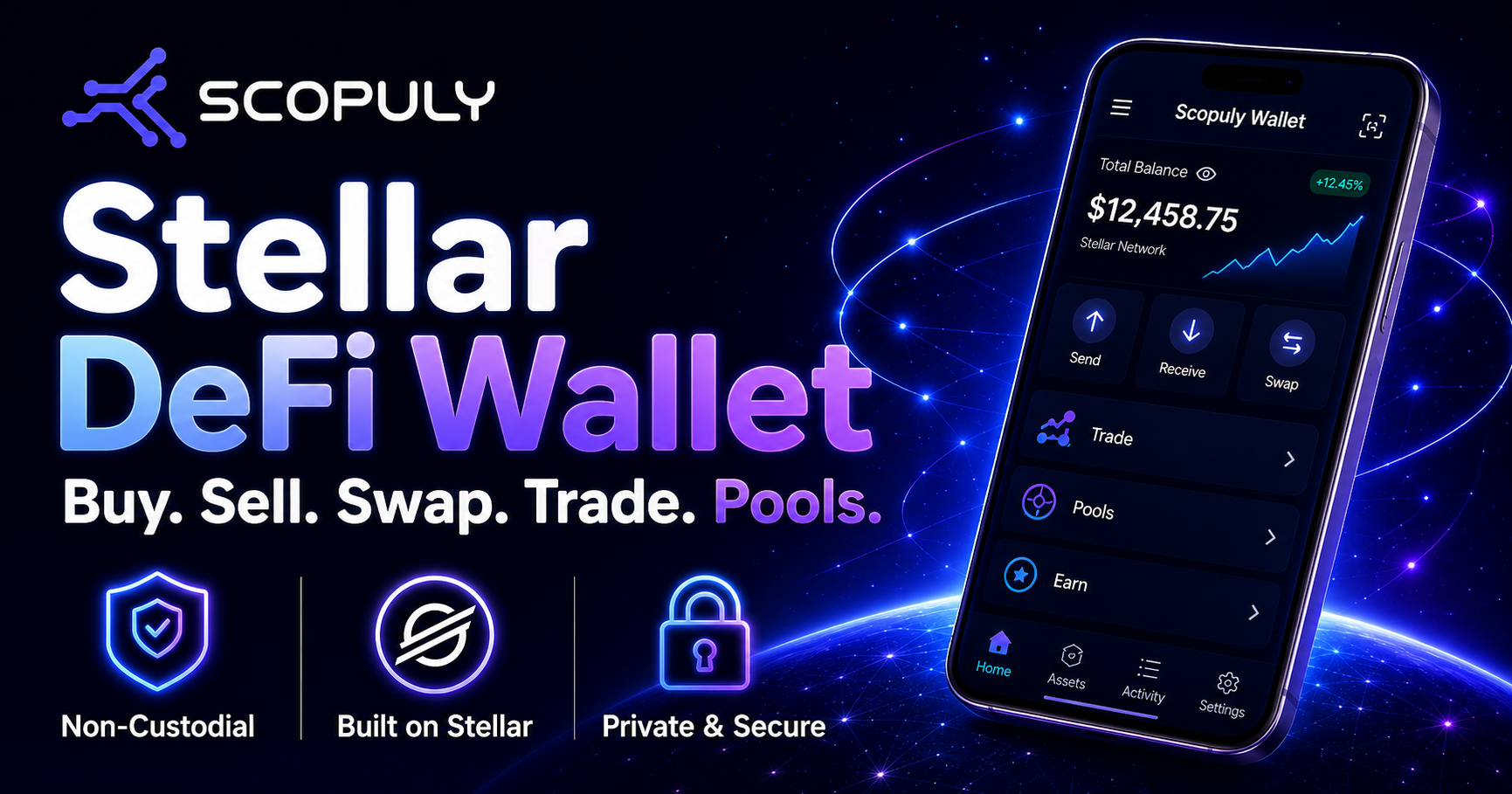Scopuly - Stellar Wallet & SDEX